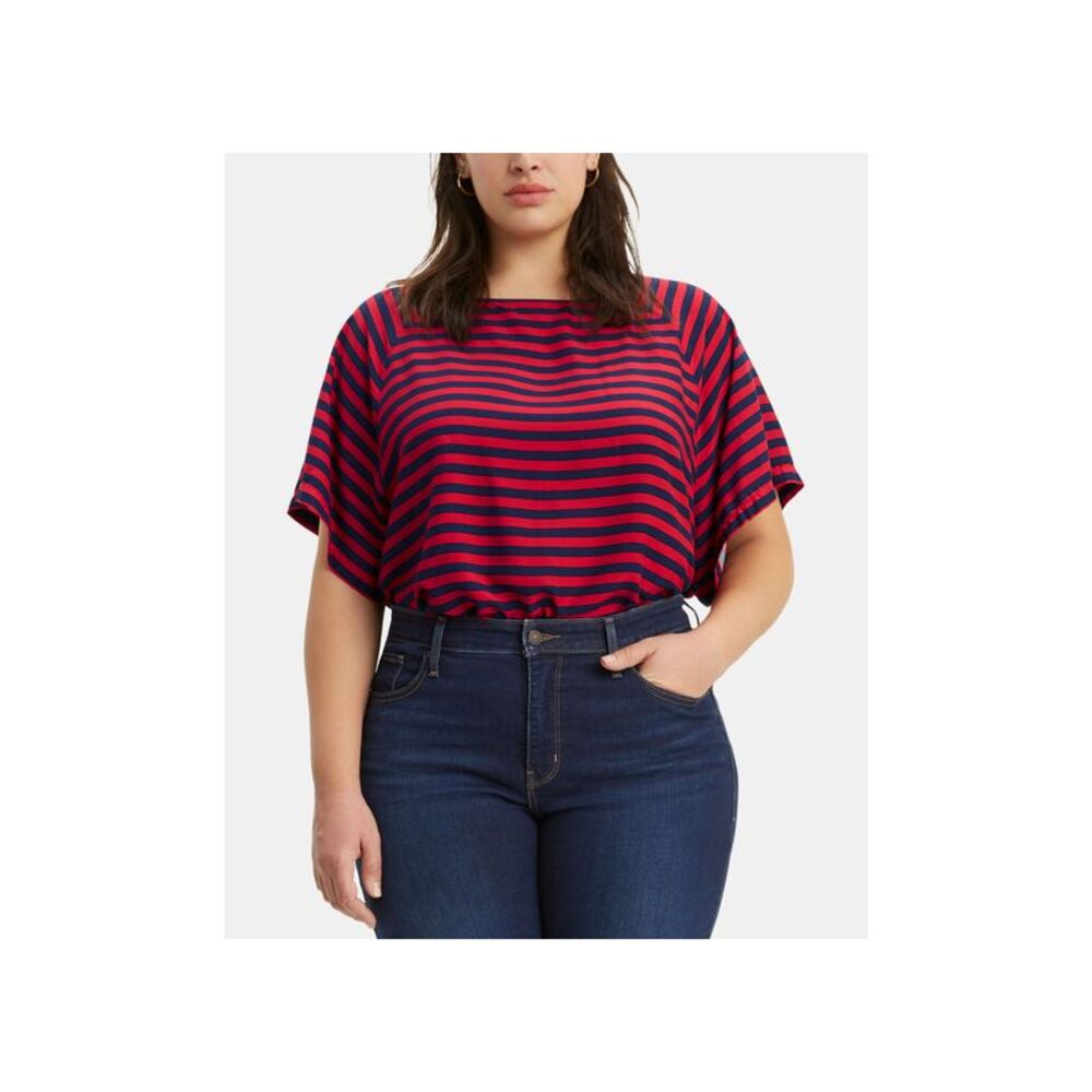 Levi's Trendy Plus Size Miranda Striped Top